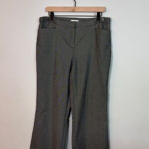 New York & Co Black patterned pants. Size 12 Tall.